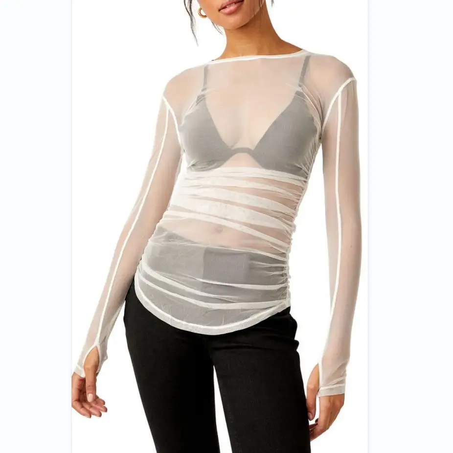 Women's Long Sleeve Mesh Base Shirt European Style Lace Snowflake Pattern Color Casual Wear Comfortable Fit
Women's Long Sleeve Mesh Base Shirt European Style Lace Snowflake Pattern Color Casual Wear Comfortable Fit