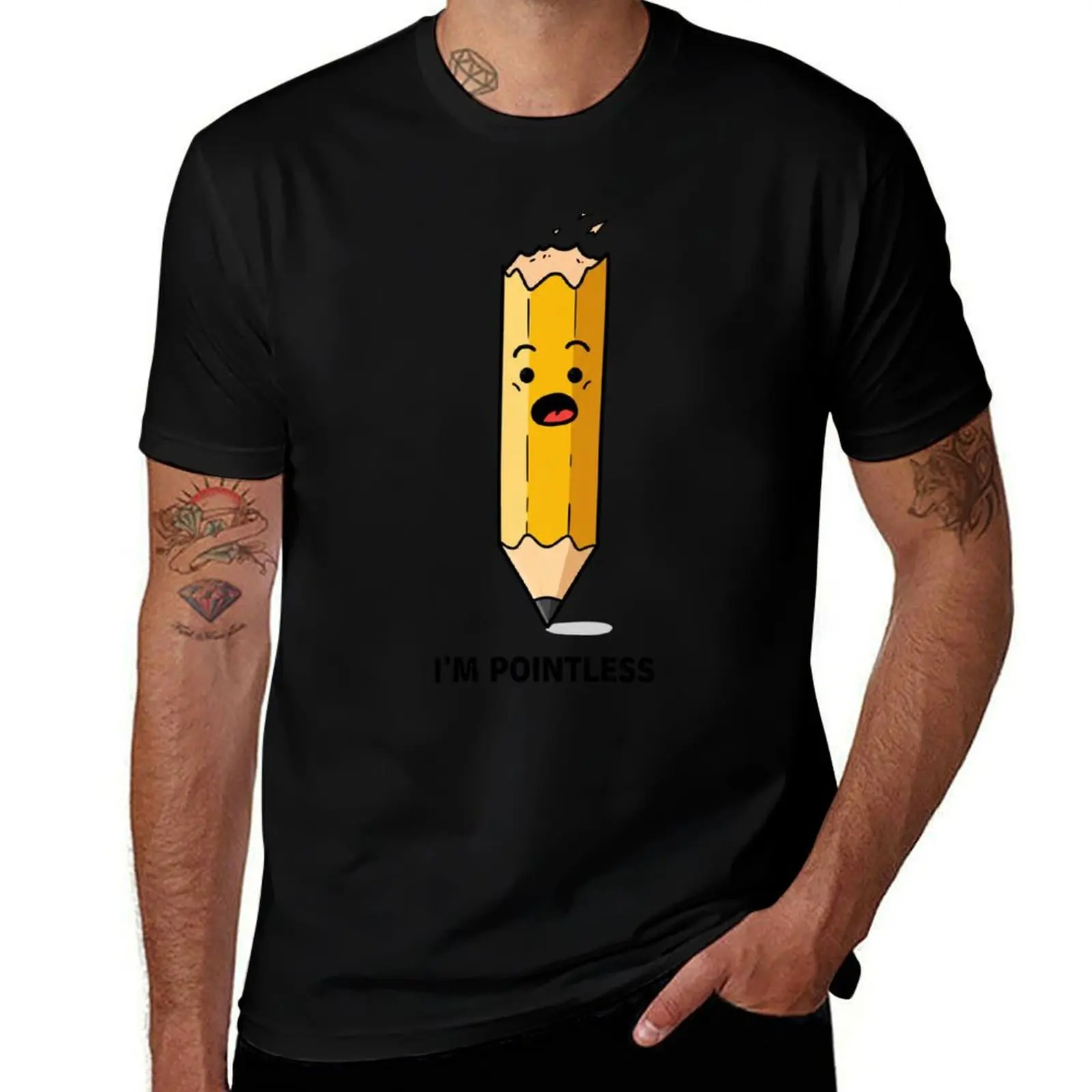 I'm Pointless Funny Cartoon T-Shirt tops korean fashion shirts graphic oversized funny t shirts for men 
I'm Pointless Funny Cartoon T-Shirt tops korean fashion shirts graphic oversized funny t shirts for men