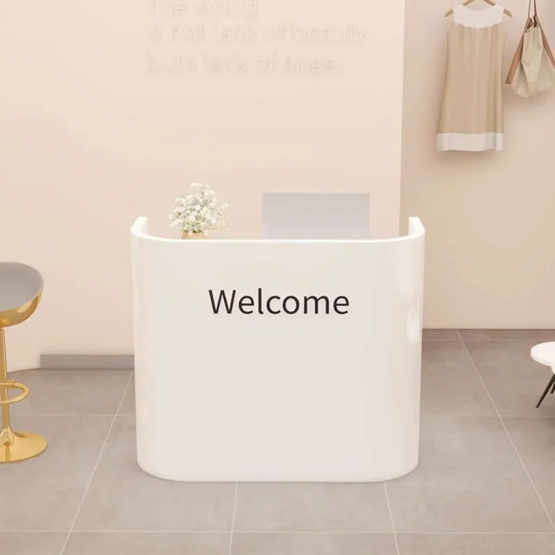Information Small Reception Desk Nail Salon Clinic Modern Simple Reception Desk Front Comptoir Magasin Garden Furniture Sets
Information Small Reception Desk Nail Salon Clinic Modern Simple Reception Desk Front Comptoir Magasin Garden Furniture Sets