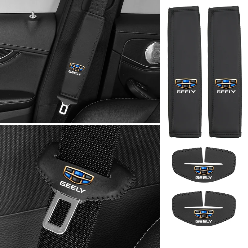 Car Seatbelt Shoulder Cover Belt Buckle Mat Padding Pads Accessories For Geely EX2 Atlas Boyue NL3 X6 EX5 EX7 Coolray Monjaro
Car Seatbelt Shoulder Cover Belt Buckle Mat Padding Pads Accessories For Geely EX2 Atlas Boyue NL3 X6 EX5 EX7 Coolray Monjaro
