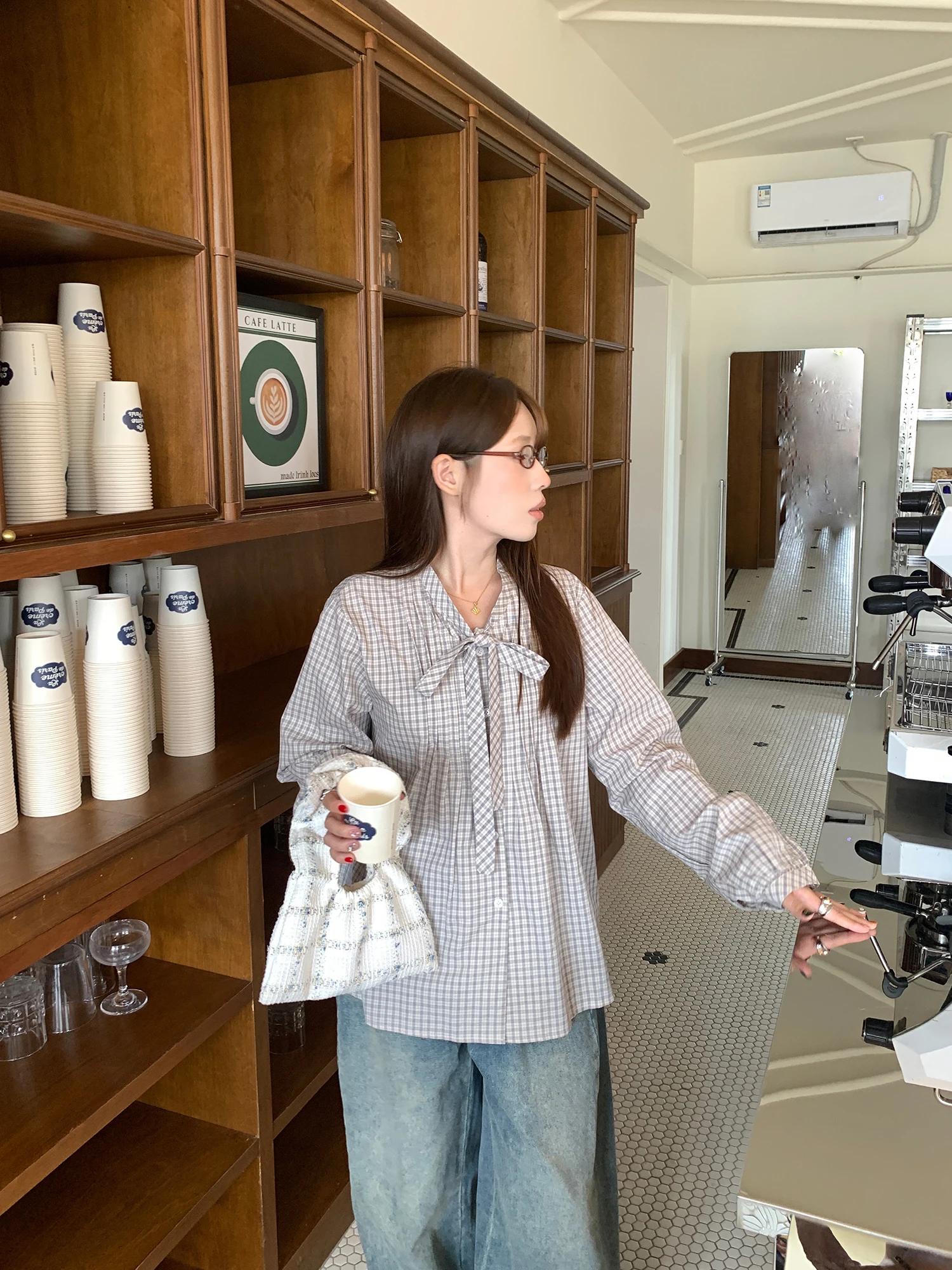 Pepe Home Korean Sweet Sle Knot Tie irt Women's Long Sve Loose Casual Layering Inner Wear Top
Pepe Home Korean Sweet Sle Knot Tie irt Women's Long Sve Loose Casual Layering Inner Wear Top