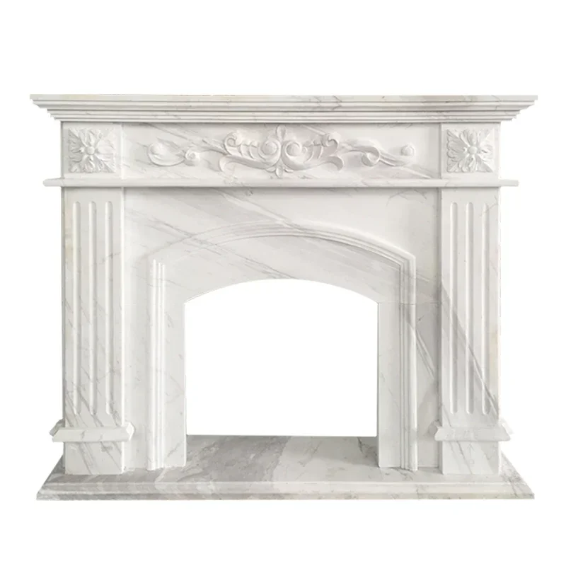 Marble fireplace carved with natural stone sculpture fireplace decorative cabinet living room heating stone fireplace
Marble fireplace carved with natural stone sculpture fireplace decorative cabinet living room heating stone fireplace