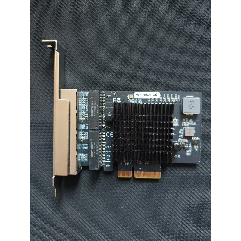 2.5G megabit network interface card 8125BG chip, four-port 2.50 quadrillion network interface card tested PCIe x4 interface
2.5G megabit network interface card 8125BG chip, four-port 2.50 quadrillion network interface card tested PCIe x4 interface