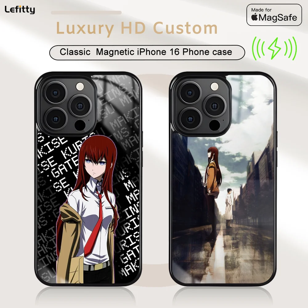 Cute K-Kurisu M-Makise Phone Case For iPhone 16 15 14 13 12 11 Pro Max Plus Mini Magnetic Magsafe Wireless Charging Cover
Cute K-Kurisu M-Makise Phone Case For iPhone 16 15 14 13 12 11 Pro Max Plus Mini Magnetic Magsafe Wireless Charging Cover