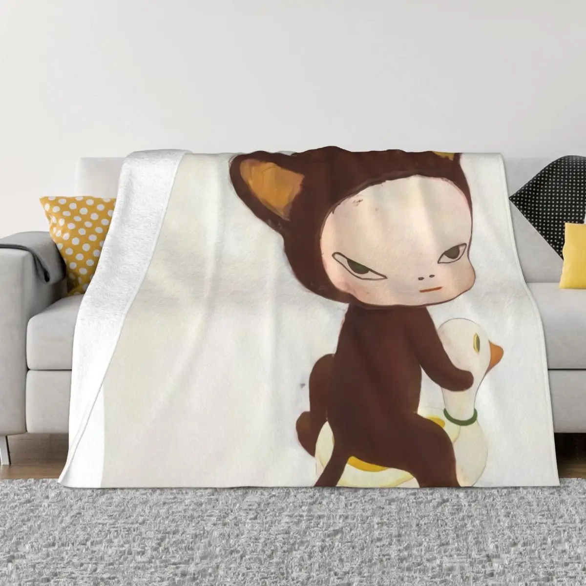 yoshimoto Nara cute baby riding a duck painting ashtray Throw Blanket Travel Blanket Hairy Blanket Loose Blanket
yoshimoto Nara cute baby riding a duck painting ashtray Throw Blanket Travel Blanket Hairy Blanket Loose Blanket