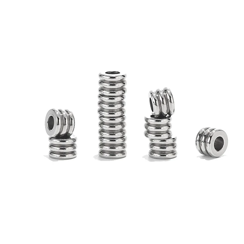 50pcs 316L Stainless Steel Multilayer Bead Round Flat Spacer Beads Connectors For DIY Jewelry Making Necklace Bracelet Findings
50pcs 316L Stainless Steel Multilayer Bead Round Flat Spacer Beads Connectors For DIY Jewelry Making Necklace Bracelet Findings