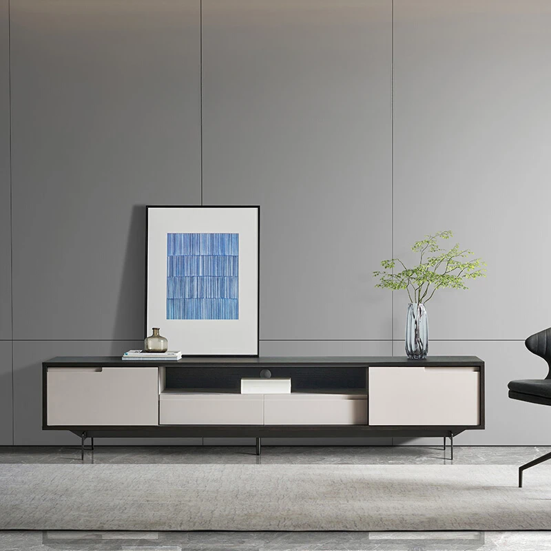 Minimalist designer TV cabinet Modern minimalist solid wood living room storage cabinet
Minimalist designer TV cabinet Modern minimalist solid wood living room storage cabinet