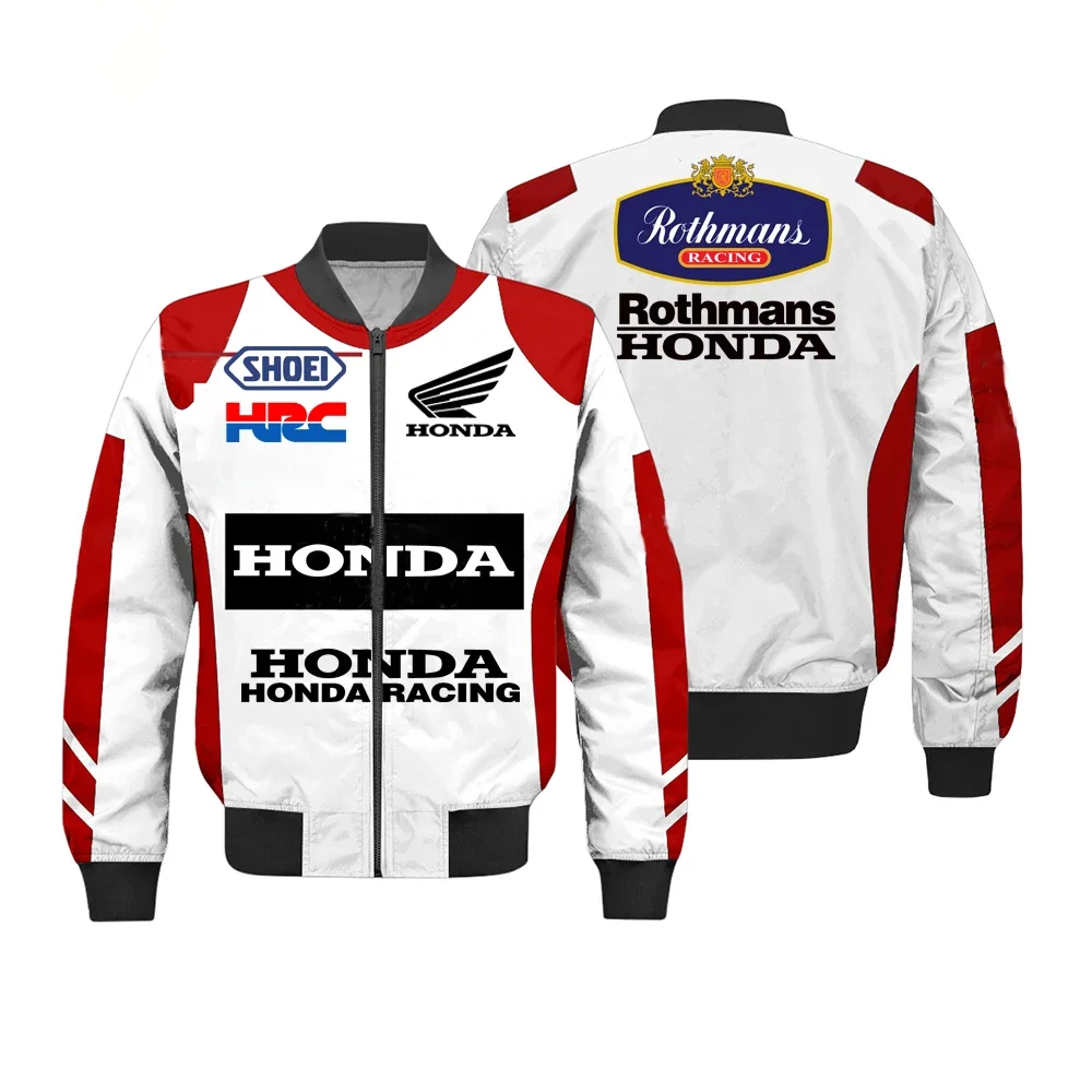 Honda Motorcycle Jacket Men's Autumn Winter Thickened Jacket Motorcycle Windproof Jacket Harajuku Casual Wear Cold-Proof Coats
Honda Motorcycle Jacket Men's Autumn Winter Thickened Jacket Motorcycle Windproof Jacket Harajuku Casual Wear Cold-Proof Coats