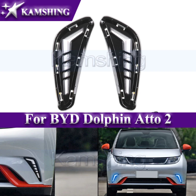 Kamshing Front Bumper LED Daytime Running Light For BYD Dolphin Atto 2 2021-2023 Foglight DRL Day Light Foglamp Fog Light
Kamshing Front Bumper LED Daytime Running Light For BYD Dolphin Atto 2 2021-2023 Foglight DRL Day Light Foglamp Fog Light