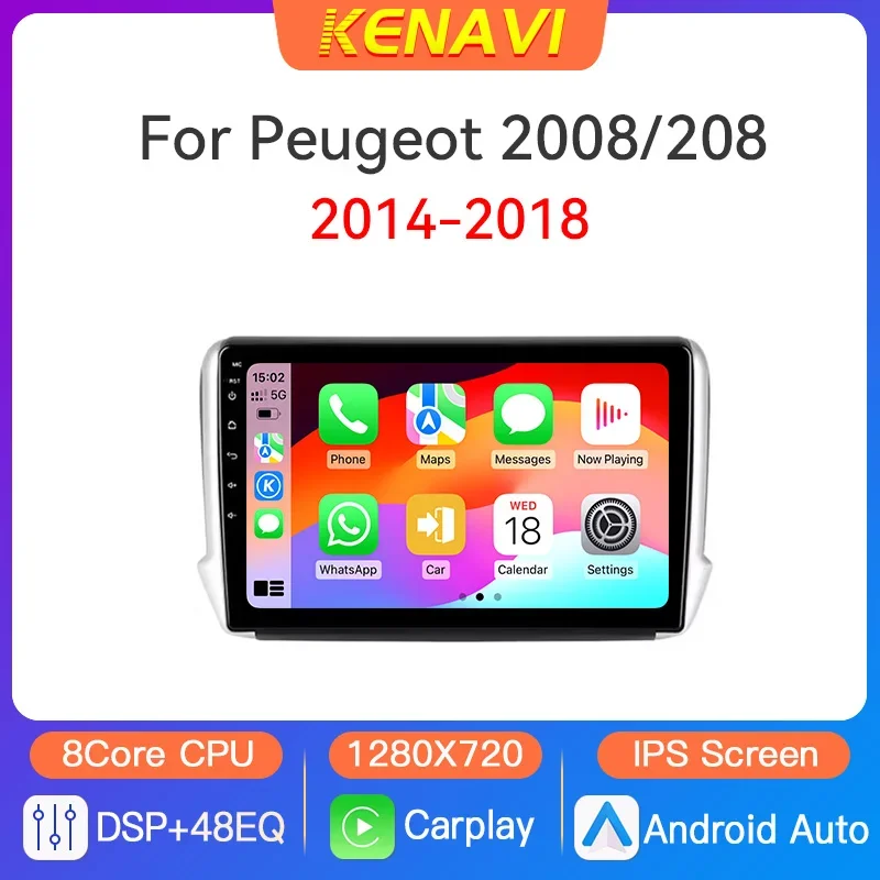 Car Stereo Radio Multimedia Player For Peugeot 2008 208 2014-2018 Navigation GPS Wireless Carplay Android Auto Audio Head Unit
Car Stereo Radio Multimedia Player For Peugeot 2008 208 2014-2018 Navigation GPS Wireless Carplay Android Auto Audio Head Unit