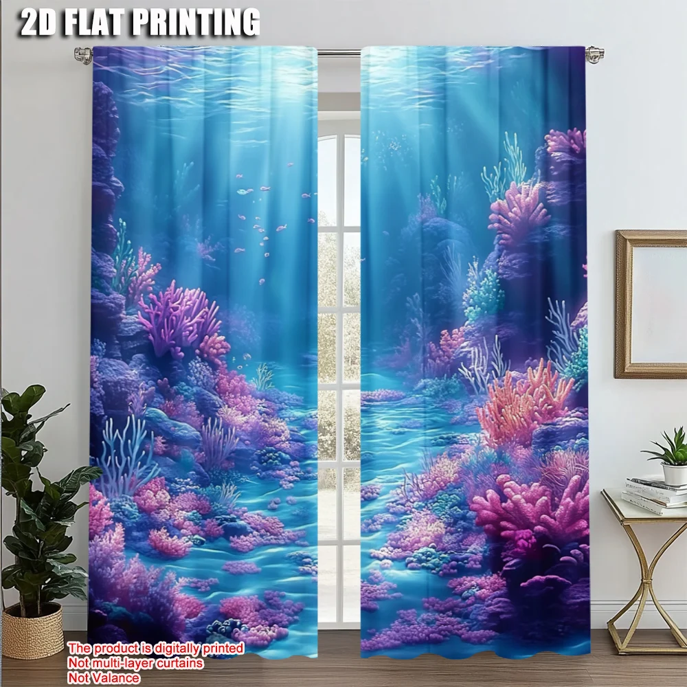 2pcs, Upscale Curtains 2D print Bubbles_ Starfish_ Shell Durable Polyester (without rod) Thermal Insulation, and Room Darkening
2pcs, Upscale Curtains 2D print Bubbles_ Starfish_ Shell Durable Polyester (without rod) Thermal Insulation, and Room Darkening