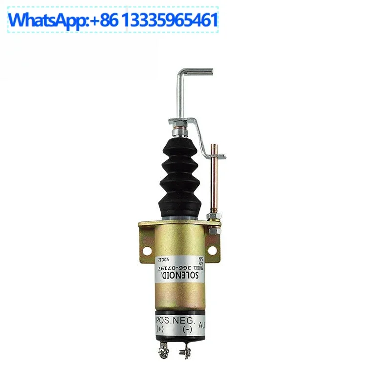 366-07197 Generator accessories shutdown solenoid valve, power-off valve with bracket
366-07197 Generator accessories shutdown solenoid valve, power-off valve with bracket