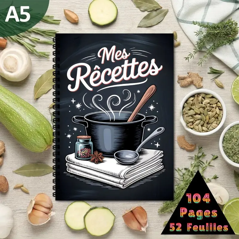 French cooking notebook.recording recipes and ingredients,including homely and creative delicacies,making cooking more organized
French cooking notebook.recording recipes and ingredients,including homely and creative delicacies,making cooking more organized