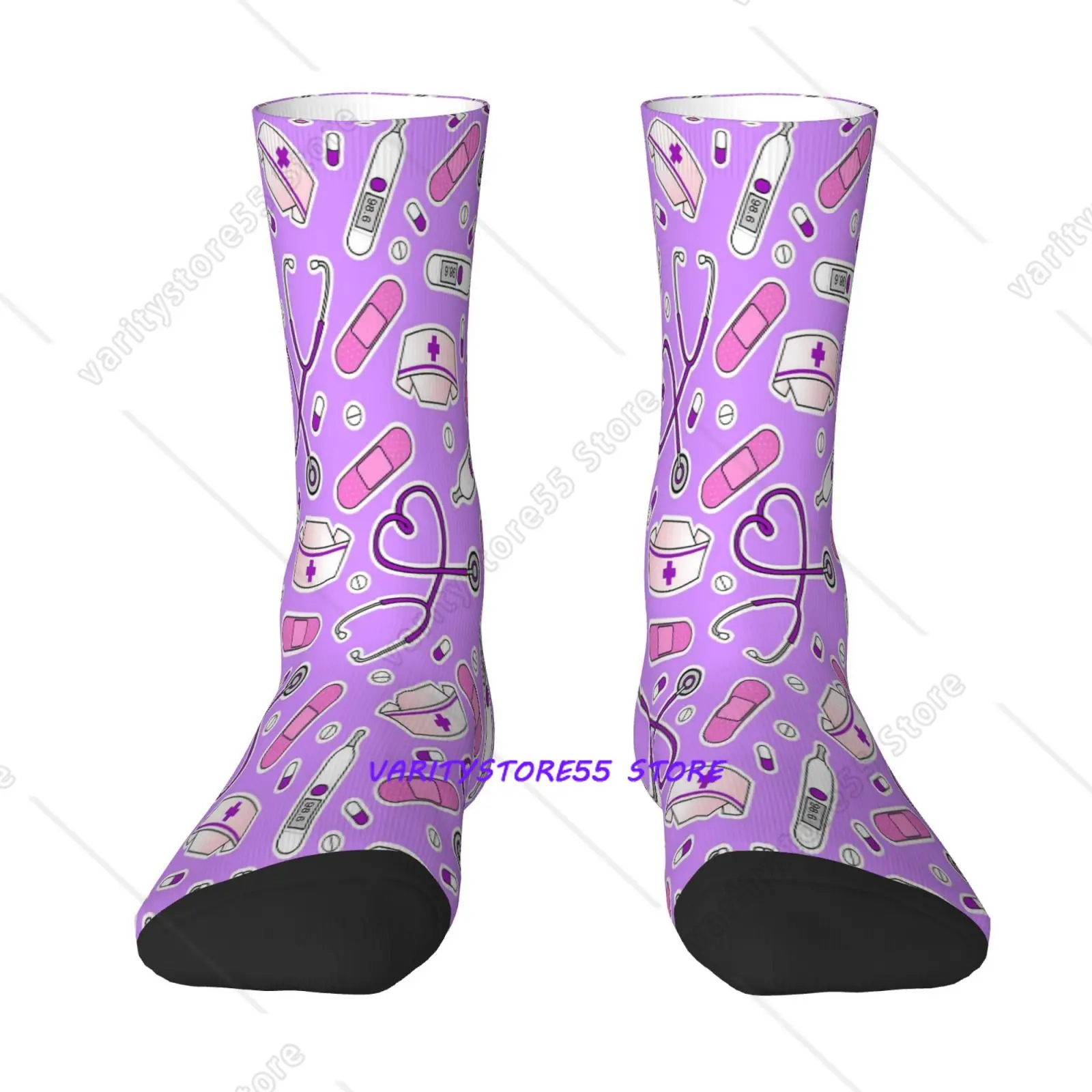 All Seasons Stethoscope Nurse Doctor EKG Socks Harajuku Crew Socks Super Soft Stockings for Men Women Gifts
All Seasons Stethoscope Nurse Doctor EKG Socks Harajuku Crew Socks Super Soft Stockings for Men Women Gifts