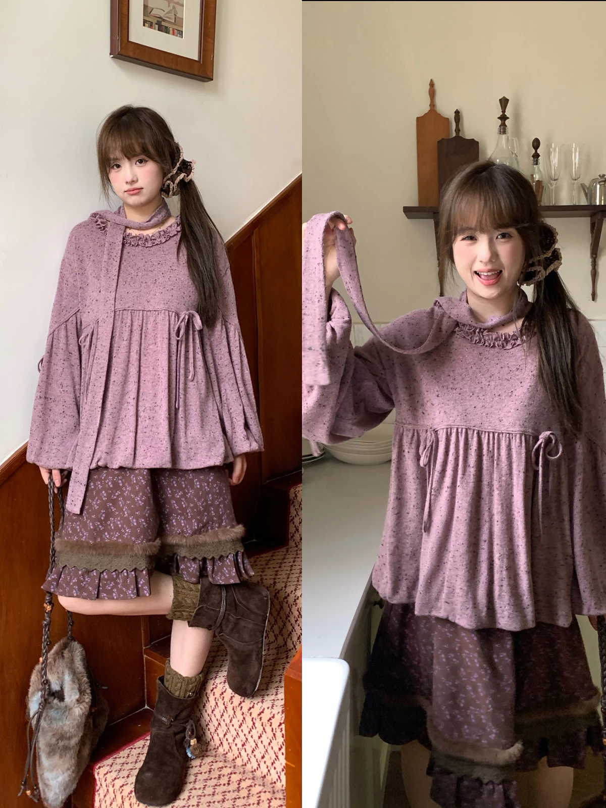 Свободная женская футболка Lazy Feelings большого размера, сливово-фиолетовая, осенне-зимняя, повседневная, из полиэфирного волокна, с длинным рукавом, средней длины
Свободная женская футболка Lazy Feelings большого размера, сливово-фиолетовая, осенне-зимняя, повседневная, из полиэфирного волокна, с длинным рукавом, средней длины