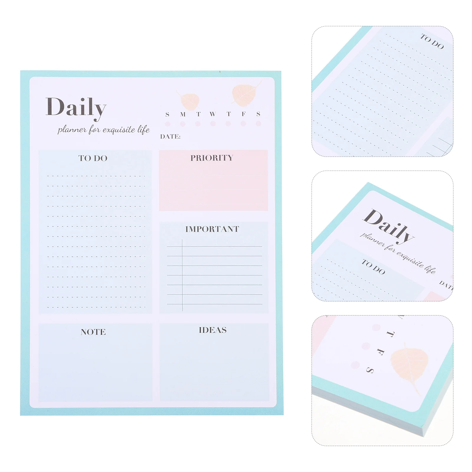 Notebook Portable Daily Planner Agenda Arrangement Notepad Notebooks for Work Planning Detachable Schedule
Notebook Portable Daily Planner Agenda Arrangement Notepad Notebooks for Work Planning Detachable Schedule