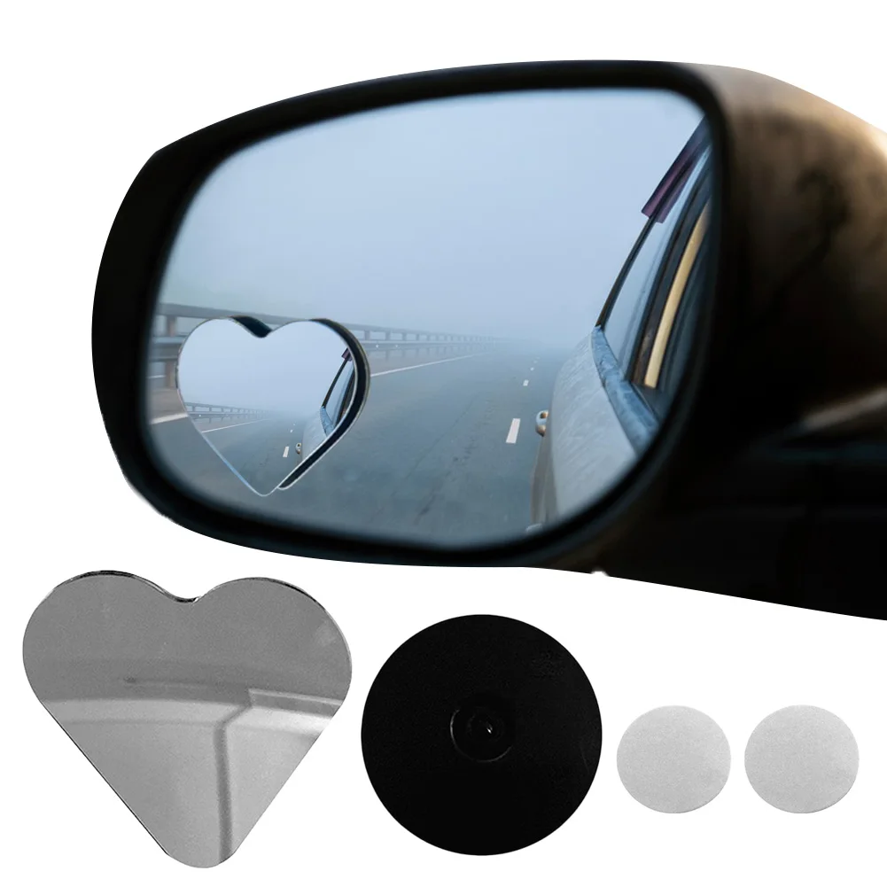 Heart Shaped Blind Spot Mirrors for Cars Universal Fit Stick-On Side Mirror Frameless Side View Mirror Rearview Mirror Auxiliary
Heart Shaped Blind Spot Mirrors for Cars Universal Fit Stick-On Side Mirror Frameless Side View Mirror Rearview Mirror Auxiliary