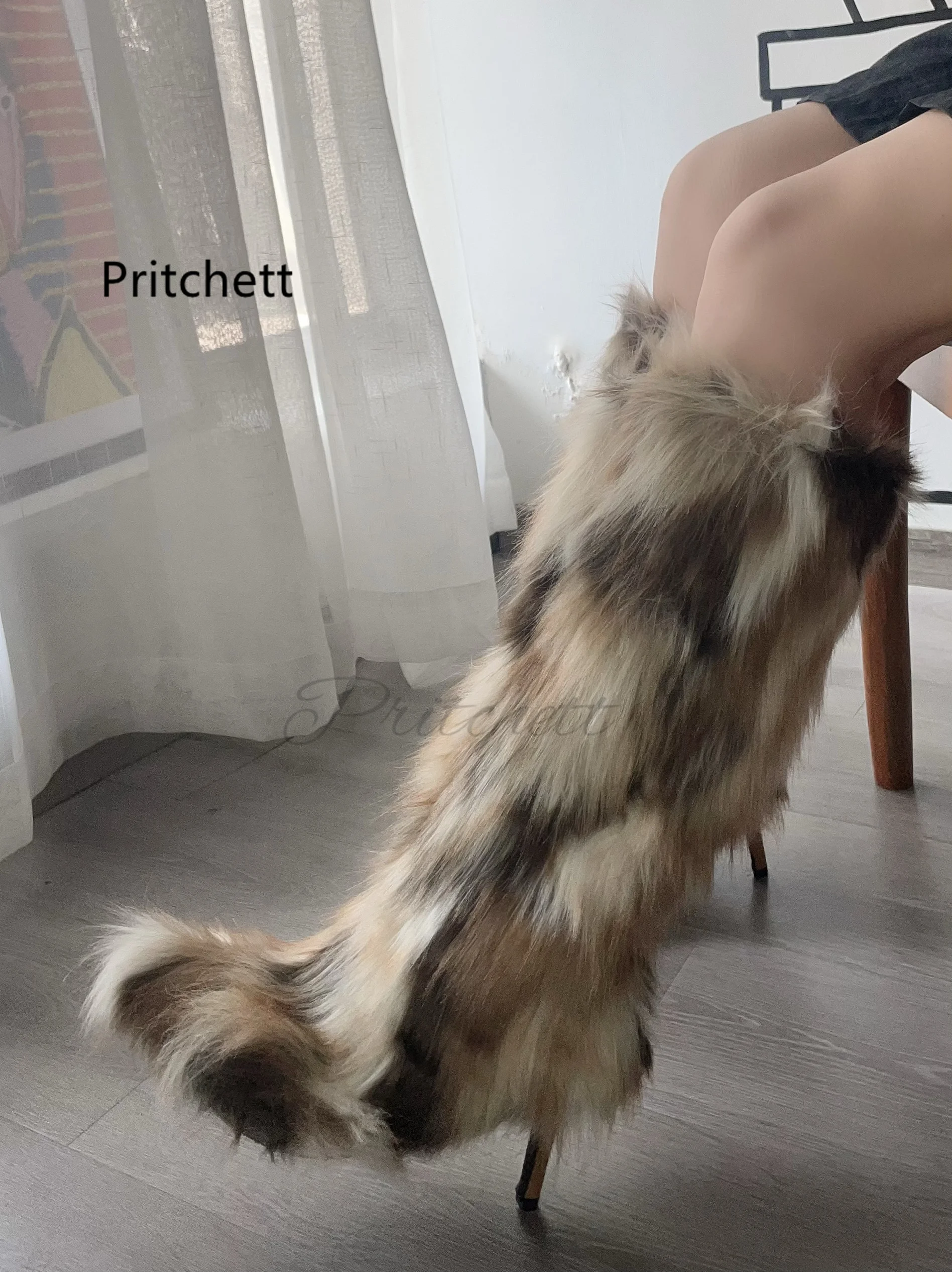 Mixed Color Furry Knee High Boot for Women High Heel Sexy Point Toe Stiletto Winter Snow Boots Fashion Luxury Catwalk Warm Shoes
Mixed Color Furry Knee High Boot for Women High Heel Sexy Point Toe Stiletto Winter Snow Boots Fashion Luxury Catwalk Warm Shoes