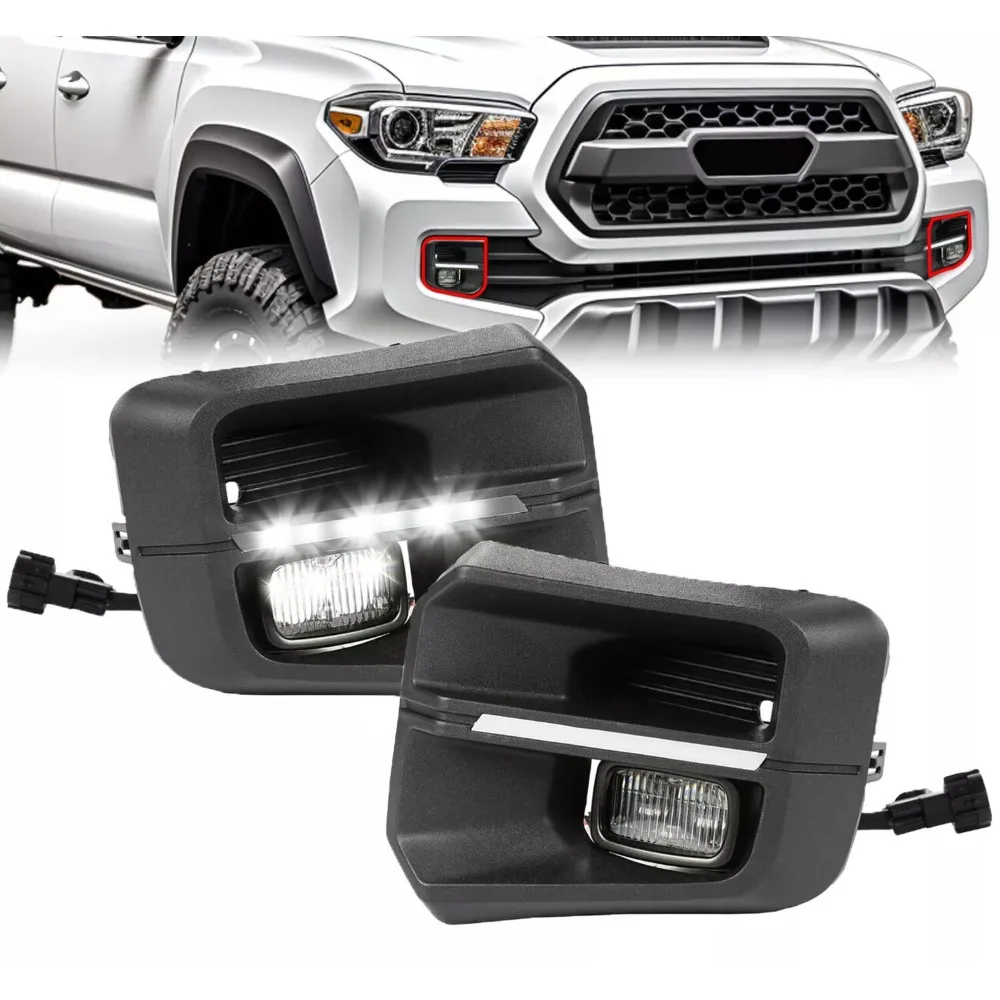For Toyota Tacoma 2016-2022 2023 LED Fog Lights Front Bumper Lamp Rigid Style
For Toyota Tacoma 2016-2022 2023 LED Fog Lights Front Bumper Lamp Rigid Style