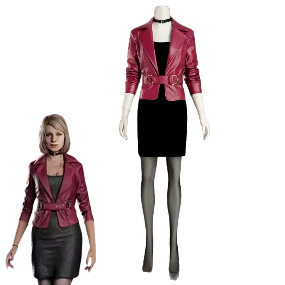 2026 Hot Game Silent Hill Nurse Maria Cosplay Costumes Red Faux Leather Jacket Halloween Party Dressing For Women
2026 Hot Game Silent Hill Nurse Maria Cosplay Costumes Red Faux Leather Jacket Halloween Party Dressing For Women