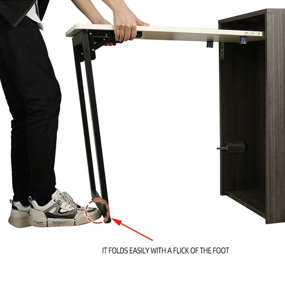 Hidden Folding Table Frame Hardware Down Turn Table Storage Invisible Bar Counter Cabinet Support Porch Concealed Connector