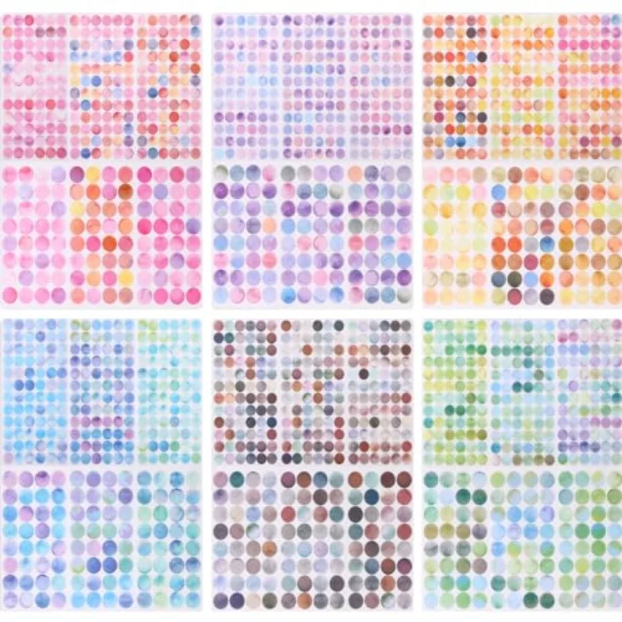 36 Sheets 1872 Pcs Washi Dot Stickers, 8mm/13mm Colorful Circles Stickers, Monet Garden Style Decorative Sticker Dots for Scrap
36 Sheets 1872 Pcs Washi Dot Stickers, 8mm/13mm Colorful Circles Stickers, Monet Garden Style Decorative Sticker Dots for Scrap