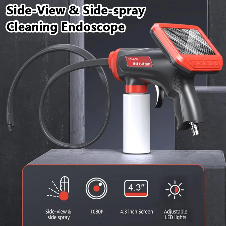 Q3 Automotive cleaning sprayer AC evaporator cleaning device side spray metal snake tube camera borescope industrial
Q3 Automotive cleaning sprayer AC evaporator cleaning device side spray metal snake tube camera borescope industrial