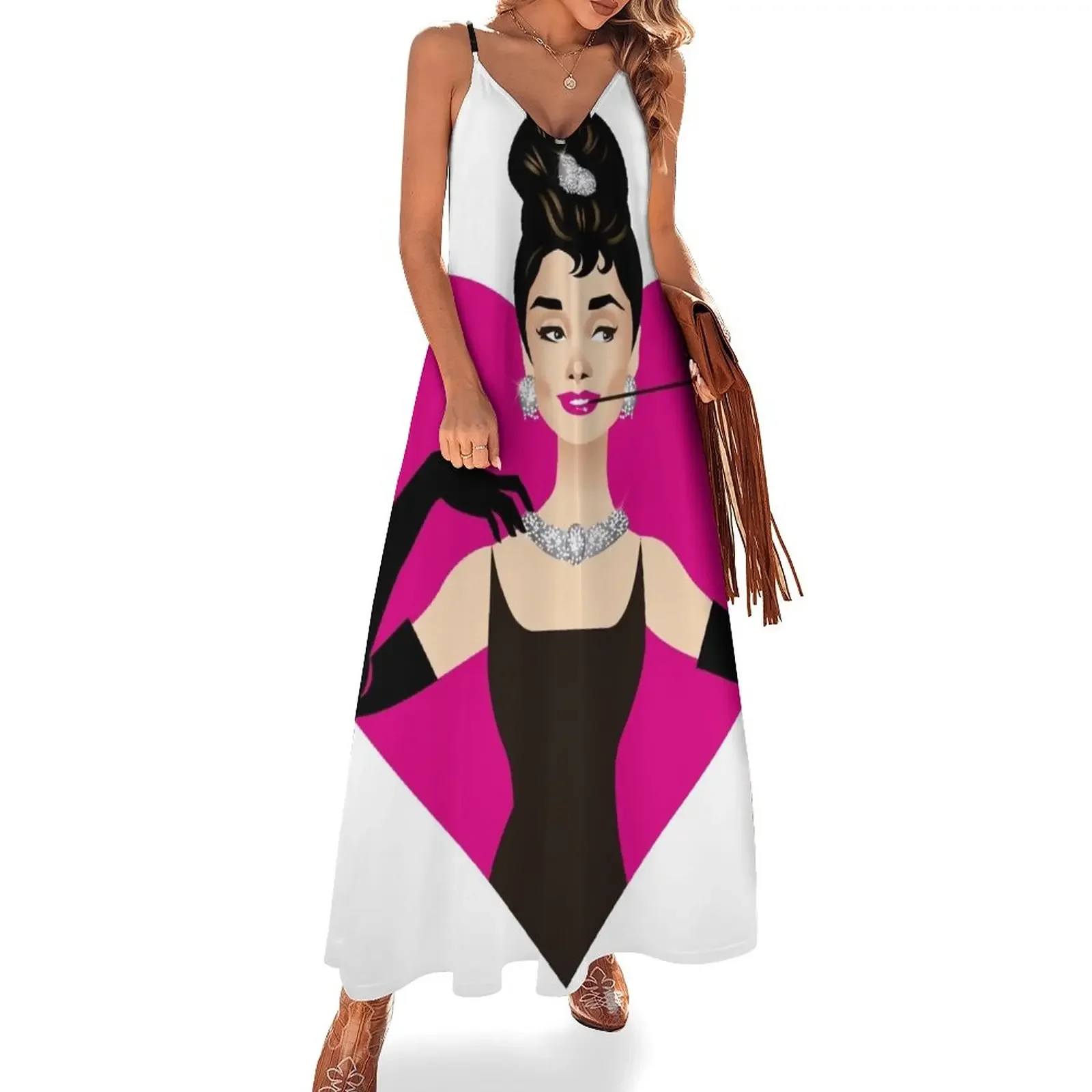 Breakfast Sleeveless Dress birthday dress elegant women's sets Dress for pregnant women
Breakfast Sleeveless Dress birthday dress elegant women's sets Dress for pregnant women