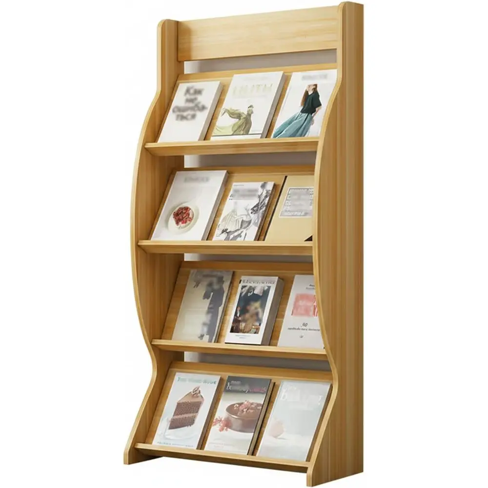 4-Tier Wooden Literature Stand, Durable Magazine Rack for Office, Classroom, Restaurant, and Hospital, Easy Assembly
4-Tier Wooden Literature Stand, Durable Magazine Rack for Office, Classroom, Restaurant, and Hospital, Easy Assembly