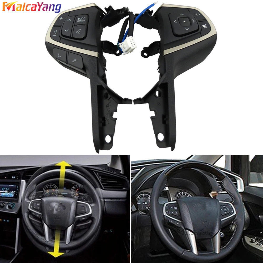 NEW Car Cruise Control Switch Audio Bluetooth High Quality Steering Wheel Button For Toyota Innova 2015-2021 84250-0K080-C0
NEW Car Cruise Control Switch Audio Bluetooth High Quality Steering Wheel Button For Toyota Innova 2015-2021 84250-0K080-C0