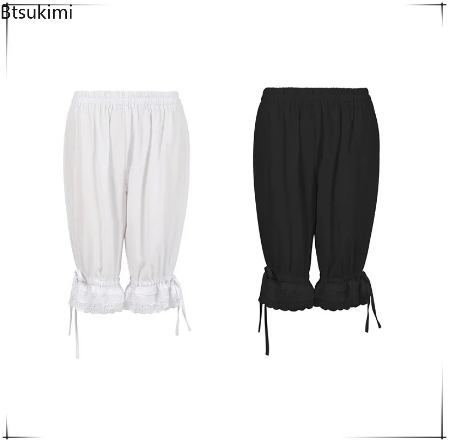 Женские винтажные однотонные брюки-фонарики, шаровары с оборками, кружевным подолом, шорты с бантом, эластичные широкие брюки с талией, эластичные брюки-пузырьки
Женские винтажные однотонные брюки-фонарики, шаровары с оборками, кружевным подолом, шорты с бантом, эластичные широкие брюки с талией, эластичные брюки-пузырьки