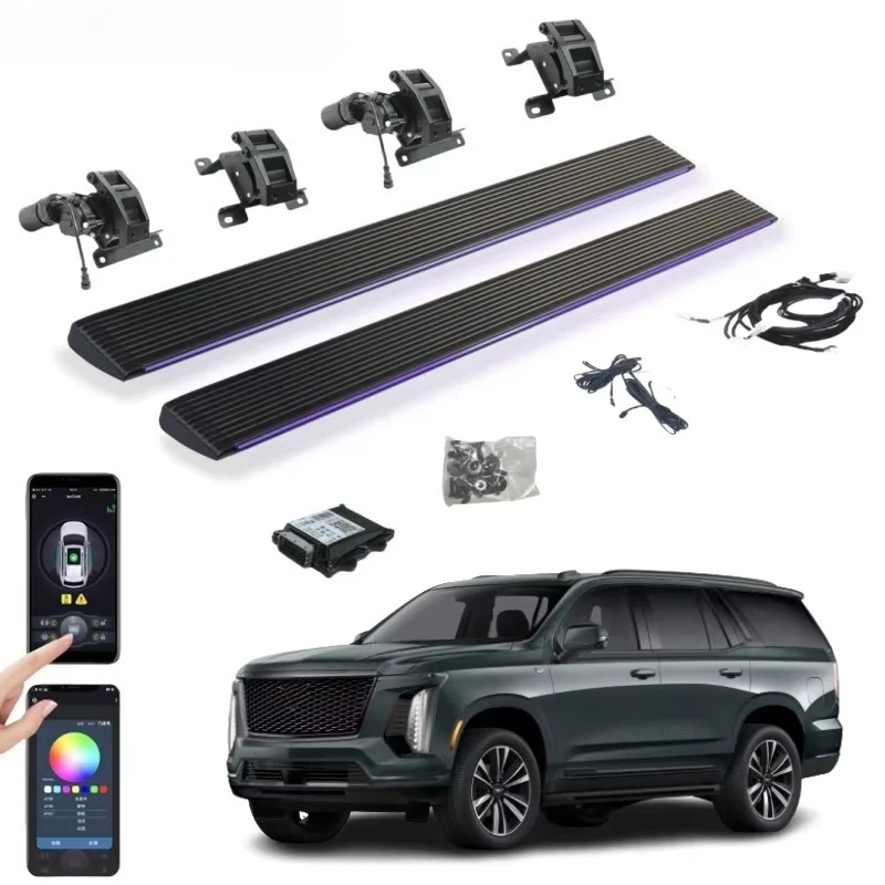 For Cadillac Escalade 2023 Electric Steps Aluminum Alloy Power Running Boards Electric Side Step
For Cadillac Escalade 2023 Electric Steps Aluminum Alloy Power Running Boards Electric Side Step