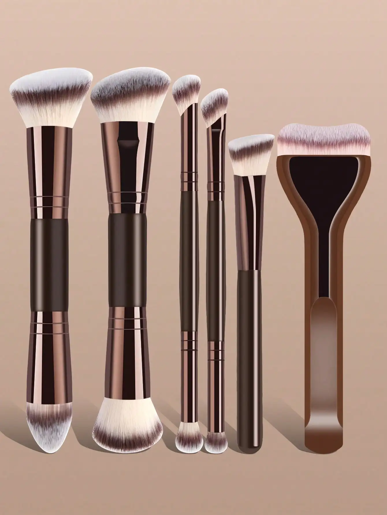 MAANGE 4/12pcs Professional Aluminum Tube Makeup Brush Set, Suitable For Foundation, Blush, Highlighter, Contour, Concealer, Eyeshadow Brushes, Soft & Skin-Friendly, Portable, Great Gift For Women & Girls
MAANGE 4/12pcs Professional Aluminum Tube Makeup Brush Set, Suitable For Foundation, Blush, Highlighter, Contour, Concealer, Eyeshadow Brushes, Soft & Skin-Friendly, Portable, Great Gift For Women & Girls