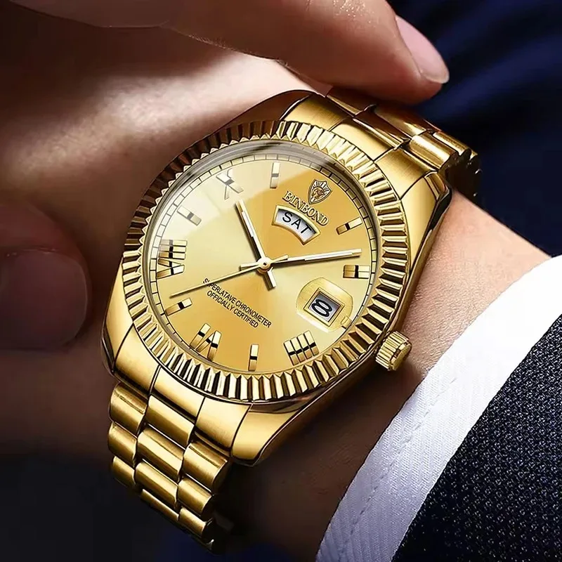 UTHAI B013 New Roman Digital Men's Watch Calendar Stainless Steel Watch Business Waterproof Quartz Watch Exquisite Watch Gift
UTHAI B013 New Roman Digital Men's Watch Calendar Stainless Steel Watch Business Waterproof Quartz Watch Exquisite Watch Gift