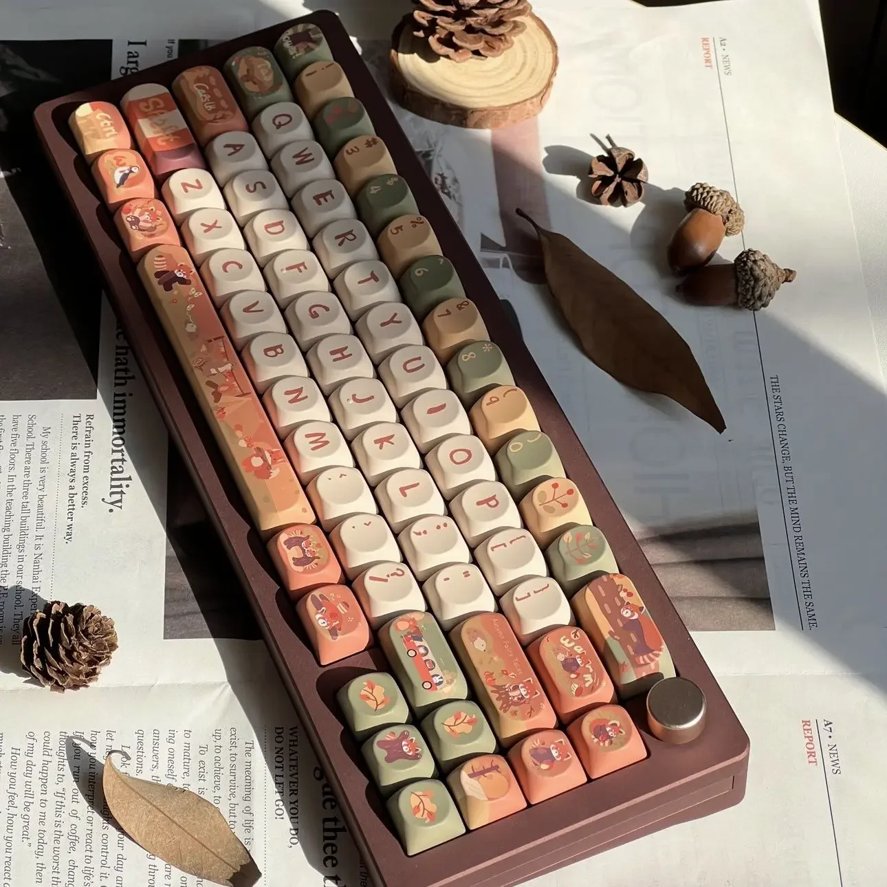 Red panda keycap SO height PBT material sublimation high value personality creative cute cartoon keycap
Red panda keycap SO height PBT material sublimation high value personality creative cute cartoon keycap