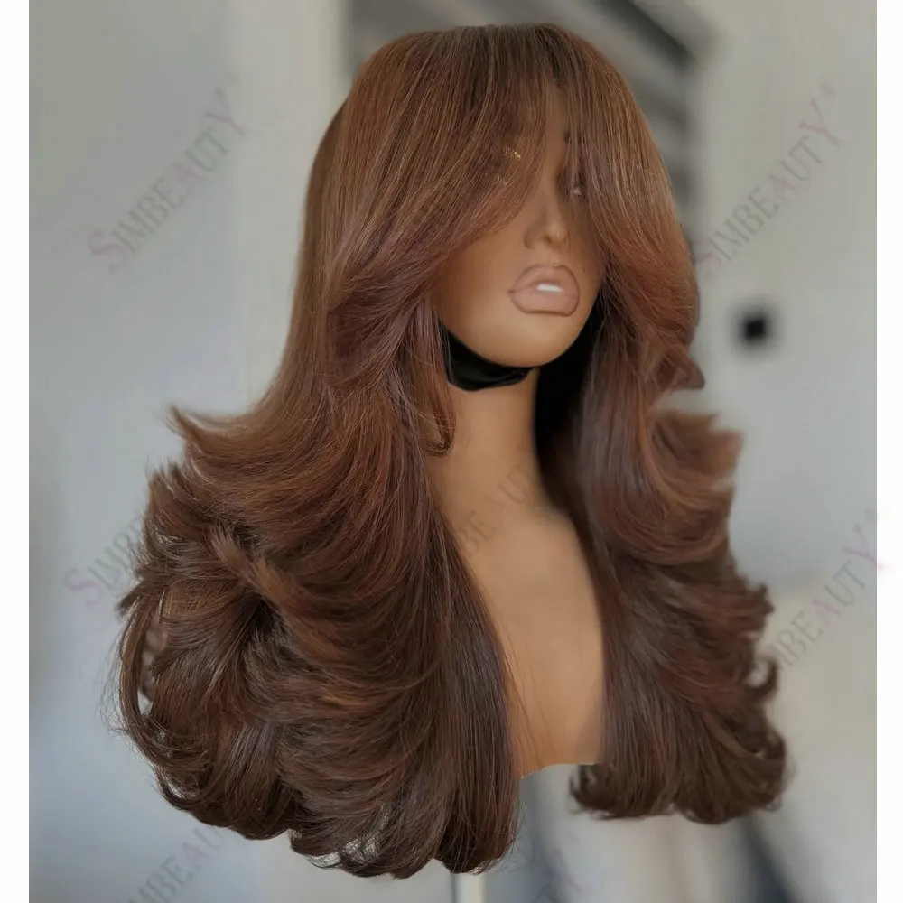 Natural Loose Curl 13x3 Lace Front Wigs Remy Human Hair for Women With Bangs Copper Brown Glueless 360Lace Frontal/Full Lace Wig
Natural Loose Curl 13x3 Lace Front Wigs Remy Human Hair for Women With Bangs Copper Brown Glueless 360Lace Frontal/Full Lace Wig