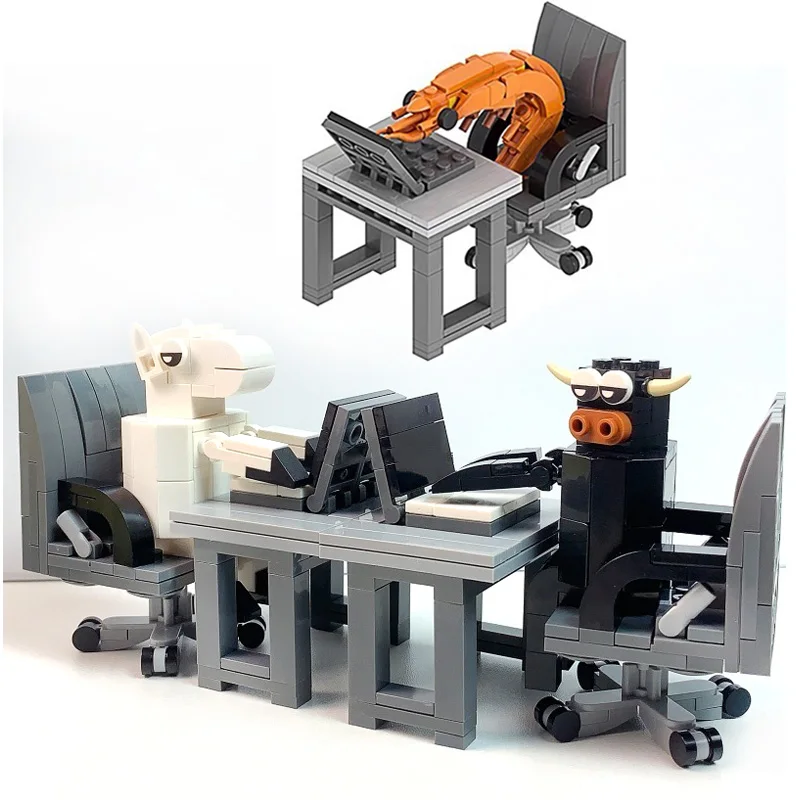Creative Working Shrimp/Cow/Horse Model MOC Building Blocks Assembling Adult Ornaments Educational Mini Bricks Toy Holiday Gifts
Creative Working Shrimp/Cow/Horse Model MOC Building Blocks Assembling Adult Ornaments Educational Mini Bricks Toy Holiday Gifts
