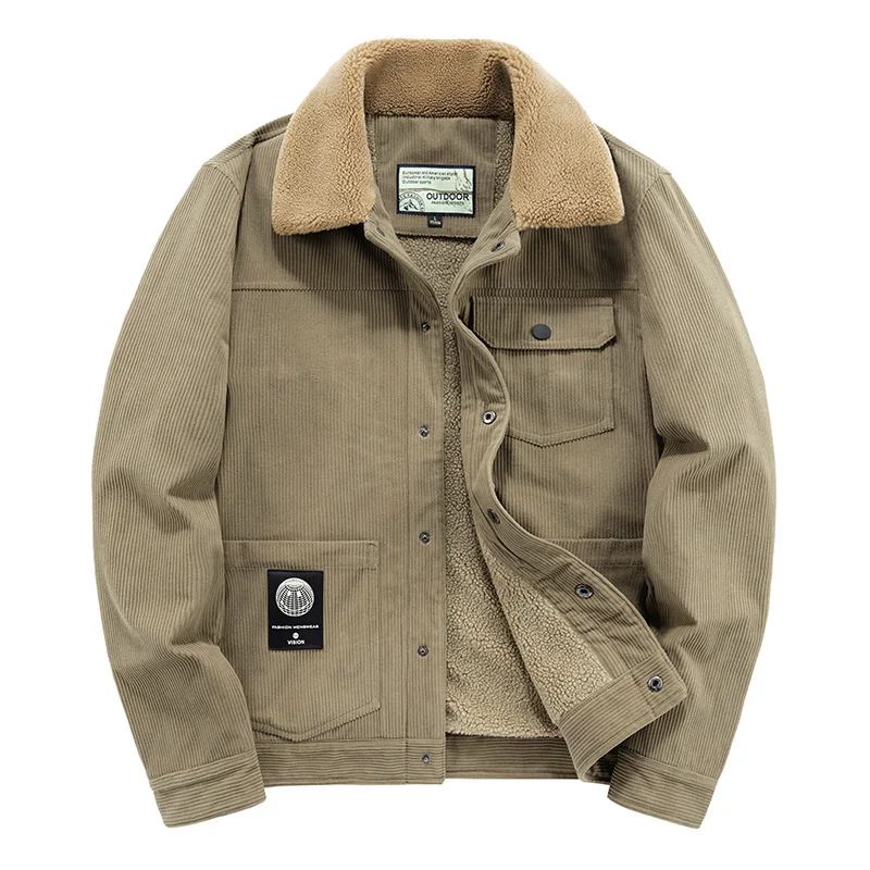 Men's Winter Warm Corduroy Jackets Fleece Lined Thermal Coats Tops For Male Windbreak Clothing Size M-5XL
Men's Winter Warm Corduroy Jackets Fleece Lined Thermal Coats Tops For Male Windbreak Clothing Size M-5XL