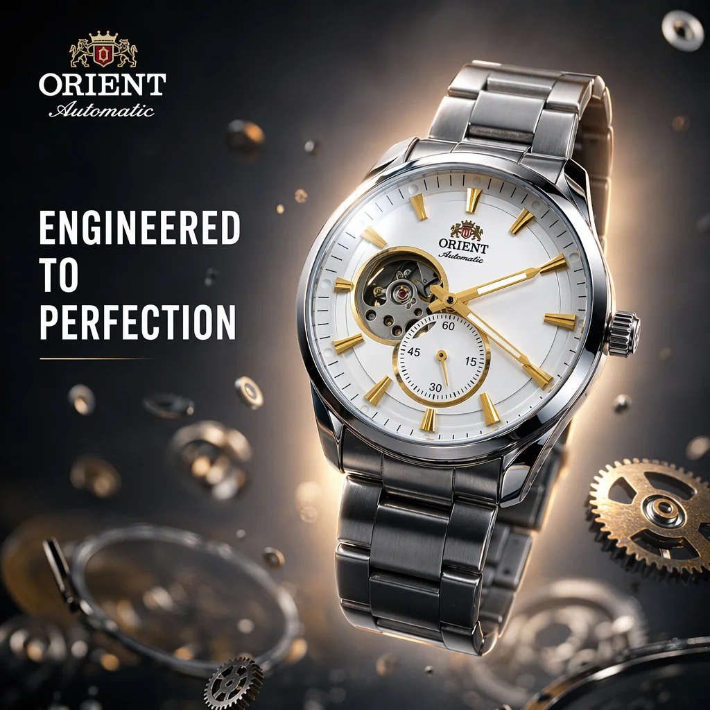 Orient Men Automatic Mechanical Watch Skeleton Dial Small Second Hand Stainless Steel Bracelet Luxury Business Dress Wristwatch
Orient Men Automatic Mechanical Watch Skeleton Dial Small Second Hand Stainless Steel Bracelet Luxury Business Dress Wristwatch