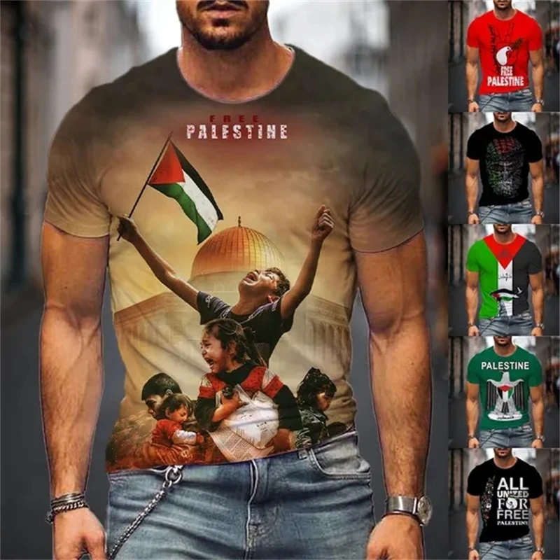 Summer New Flag 3D Printed Men's Casual Round Neck Short-sleeved Hip-hop Fashion Harajuku T-shirt Top Oversized T Shirt Clothing
Summer New Flag 3D Printed Men's Casual Round Neck Short-sleeved Hip-hop Fashion Harajuku T-shirt Top Oversized T Shirt Clothing