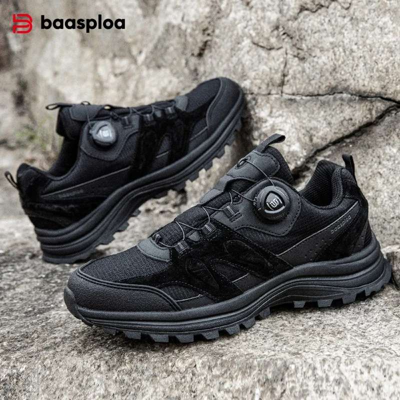 Baasploa Men Hiking Shoes Non-Slip Wear Resistant Outdoor Climbing Walking Shoes for Men Comfort Inner Cotton Outdoor Sneakers
Baasploa Men Hiking Shoes Non-Slip Wear Resistant Outdoor Climbing Walking Shoes for Men Comfort Inner Cotton Outdoor Sneakers