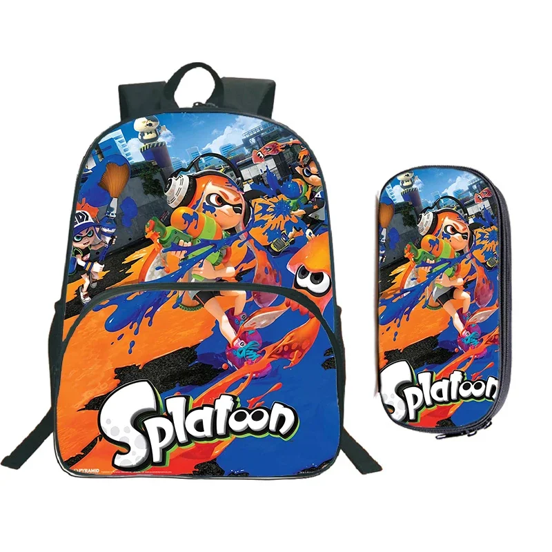 2pcs Set Splatoon 3 Printed Backpack with Pencil Case Students Boys Girls School Bags Cartoon Bookbag Waterproof Child Backpacks
2pcs Set Splatoon 3 Printed Backpack with Pencil Case Students Boys Girls School Bags Cartoon Bookbag Waterproof Child Backpacks