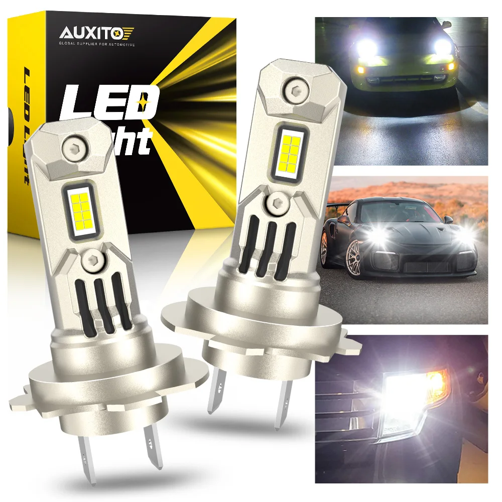 2Pcs AUXITO New Turbo H7 LED 100W High Power Lights Canbus No Flickering Headlight With Fan White 6500K H7 Bulbs 12V CSP 20000LM
2Pcs AUXITO New Turbo H7 LED 100W High Power Lights Canbus No Flickering Headlight With Fan White 6500K H7 Bulbs 12V CSP 20000LM