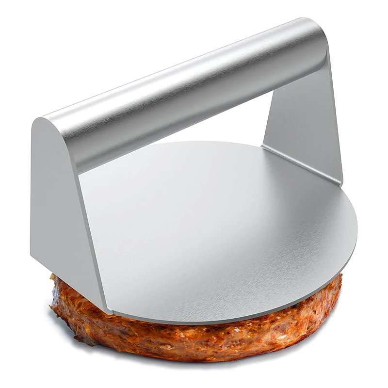 Hamburger crushing tool suitable for baking trays, stainless steel meat patty press, non-stick baking tray press
Hamburger crushing tool suitable for baking trays, stainless steel meat patty press, non-stick baking tray press
