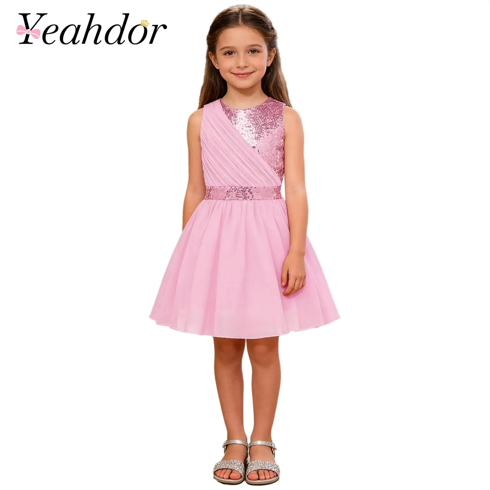 Kids Sequin Dress for Girls Glittery Sequin Pageant Dress for Evening Graduation Ceremony Baptism Wedding Party Tutu Dress
Kids Sequin Dress for Girls Glittery Sequin Pageant Dress for Evening Graduation Ceremony Baptism Wedding Party Tutu Dress