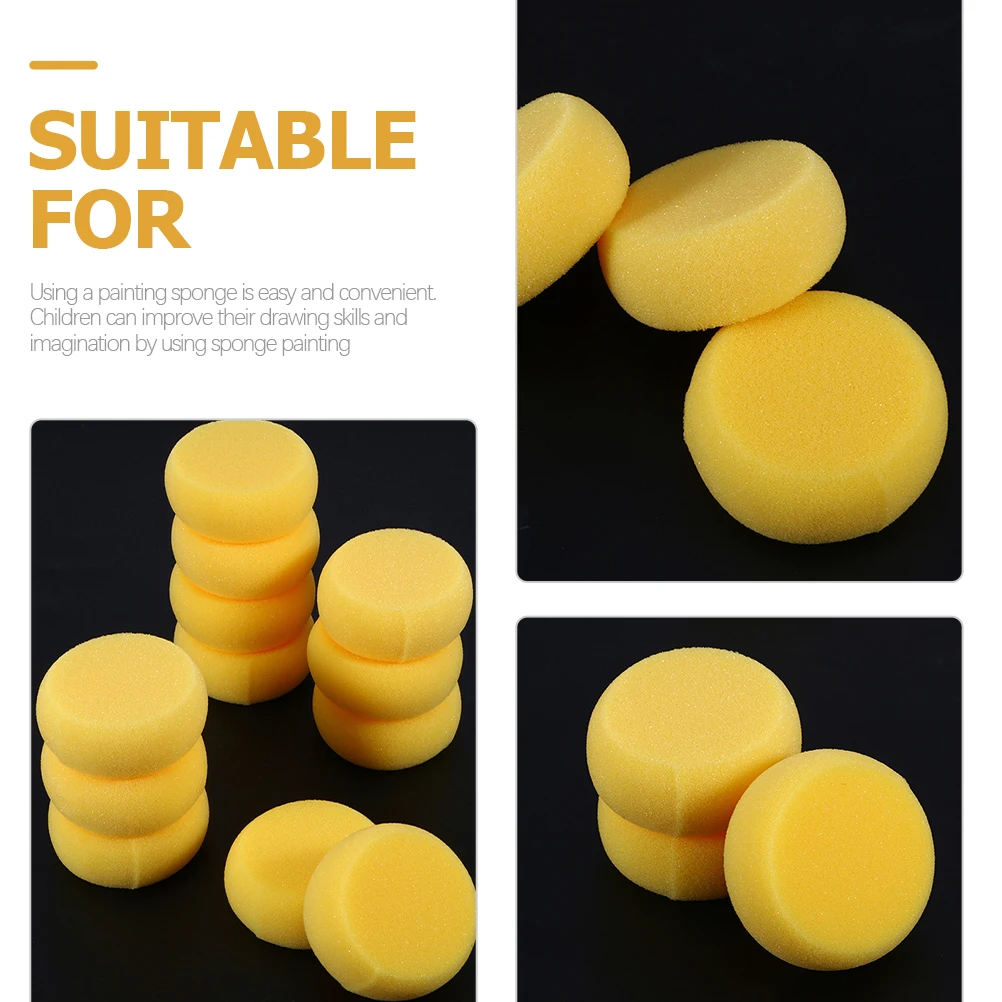 15 Yellow Round Sponges for Cake Drawing DIY Graffiti Baby Painting Tool Kids Art Supplies Lightweight Easy to Hold Store Carry
15 Yellow Round Sponges for Cake Drawing DIY Graffiti Baby Painting Tool Kids Art Supplies Lightweight Easy to Hold Store Carry