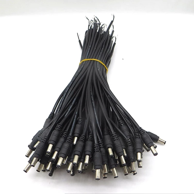 100pcs DC Power Plug Single Male 5.5*2.5mm / 5.5x2.5mm with Power Cable Cord Around 30cm 3A 4A Copper Wire Core High Quality
100pcs DC Power Plug Single Male 5.5*2.5mm / 5.5x2.5mm with Power Cable Cord Around 30cm 3A 4A Copper Wire Core High Quality