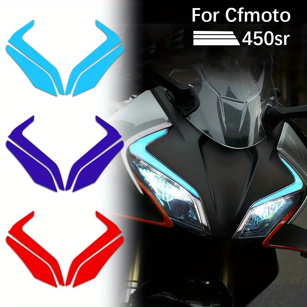 Наклейка на фары, идеально подходящая, простая в установке, яркая, цветная, для CFMOTO 450SR или
Наклейка на фары, идеально подходящая, простая в установке, яркая, цветная, для CFMOTO 450SR или