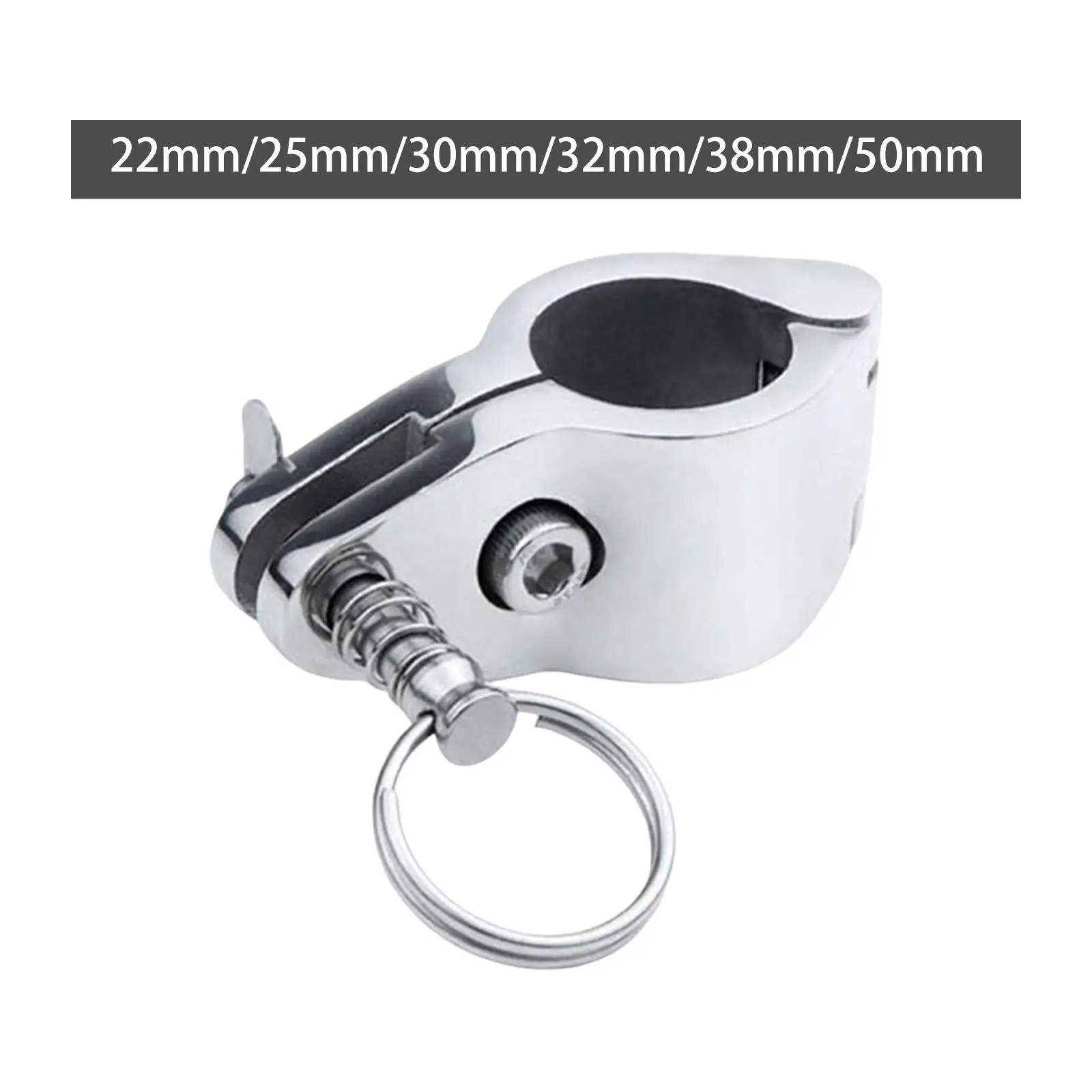 Boat Top Jaw Slide Clamp Marine Hardware with Ring Easy to Install Accessory Support Locking Clamp Yacht Sunshades Locking Pin
Boat Top Jaw Slide Clamp Marine Hardware with Ring Easy to Install Accessory Support Locking Clamp Yacht Sunshades Locking Pin
