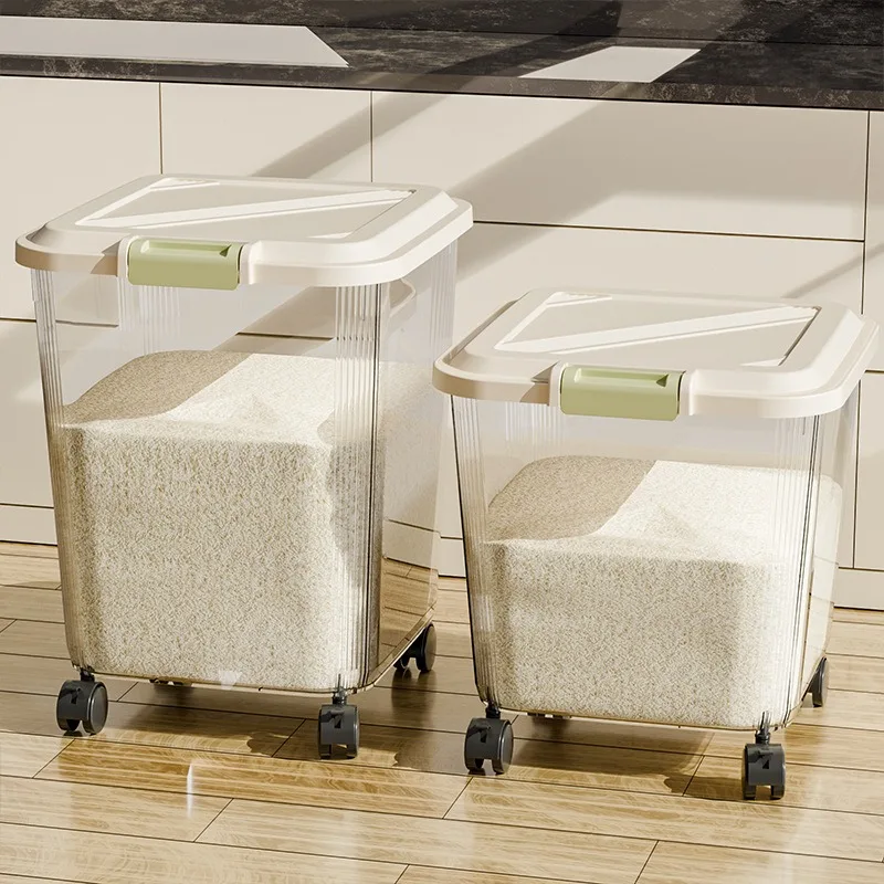 Контейнер для риса, герметичный, защищенный от насекомых и влаги, для домашней кухни, утолщенный, для хранения риса, муки и зерна.
Контейнер для риса, герметичный, защищенный от насекомых и влаги, для домашней кухни, утолщенный, для хранения риса, муки и зерна.